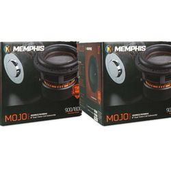 New 2 Powerful Memphis Mojo 8” Subwoofers