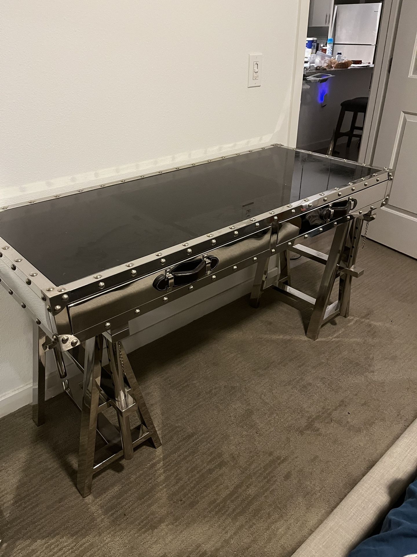 Villa Stainless Steel Desk