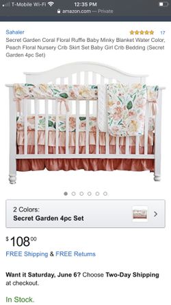Sahaler crib set (3 pieces) NEW