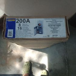 Square D Combination Service Breaker Box
