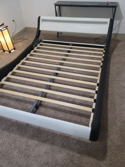 Queen Bed Frame with Slats