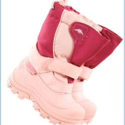 Tundra Girls Quebec Waterproof All Weather Snow Boots Fuchsia Pink Size 2 Youth