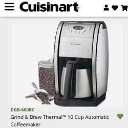 Grind And Brewer Coffeemaker 