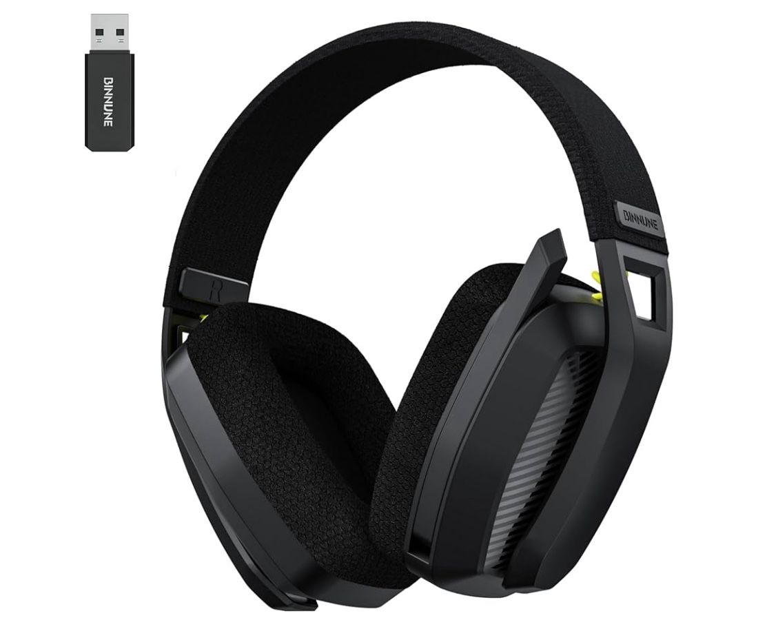 BINNUNE 2.4GHz Wireless Gaming Headset