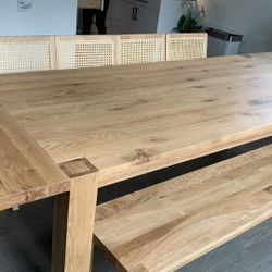Dublin Extendable Solid Oak Wood Dining Table