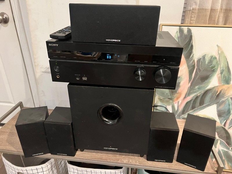 Sony Powered Subwoofer
Sony Receiver Shelf Speakers/Sony Speakers