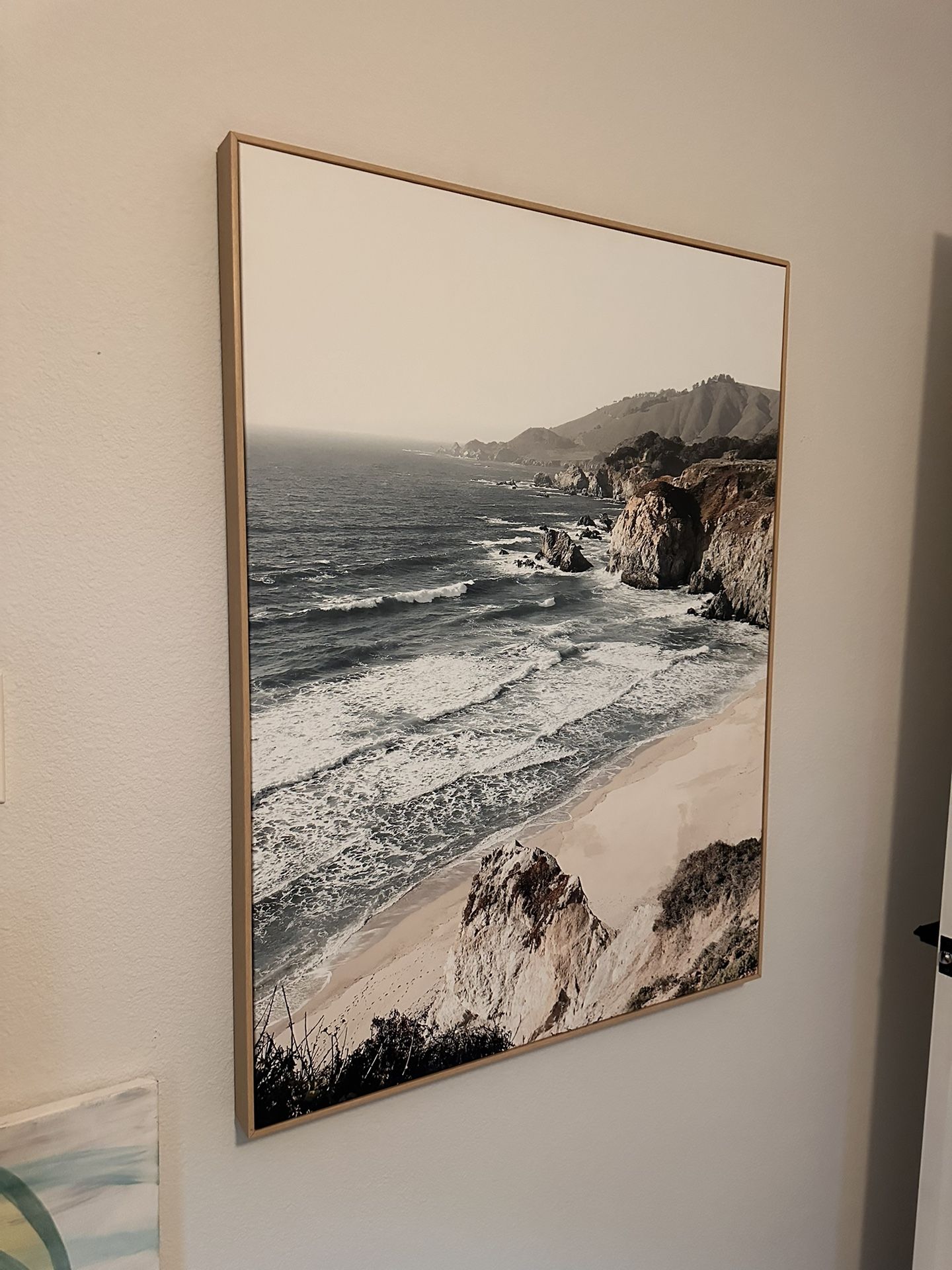 Large Costal Beach Artwork