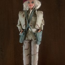 Vintage 1966 Army Barbie Doll 
