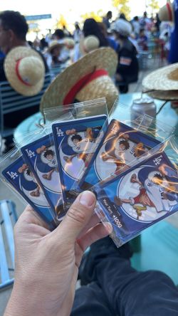 Dodgers x One Piece Promo Card !!! 2026 ( SEALED