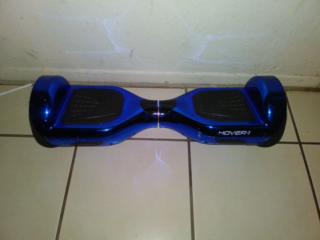 blue hoverboard