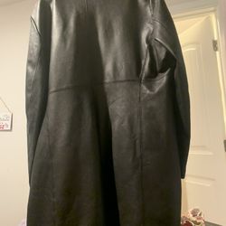 leather trench coat