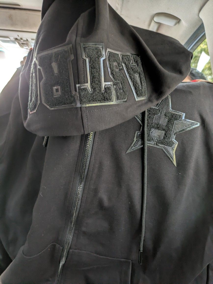 Astros XL Hoody Brand New All Black