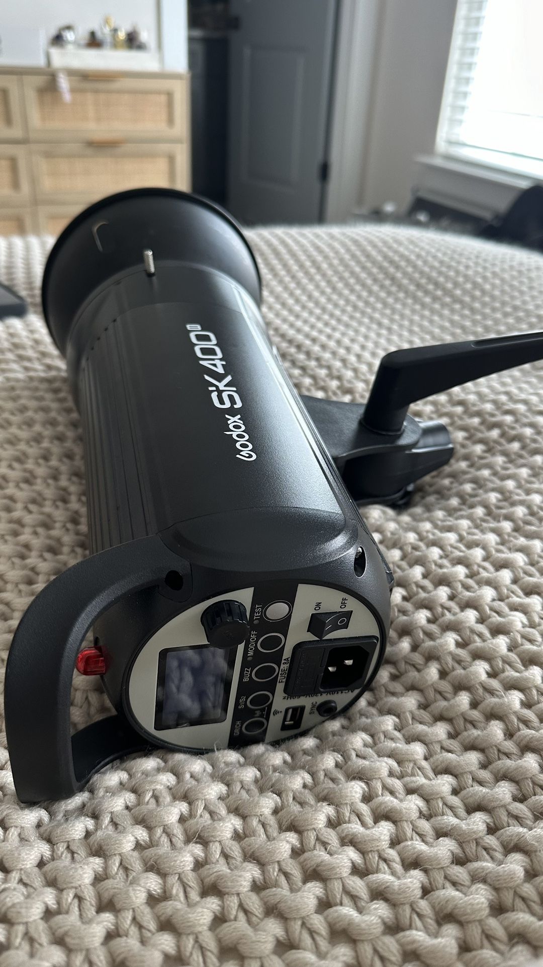 Godox SK400 II Studio Flashes with Softboxes and Large Lightbox - Lightly Used**
