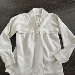 Cherokee White Knit Cardigan – Size3T