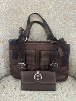 Coach Bag With Wallet