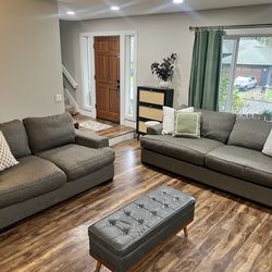 Couch and loveseat