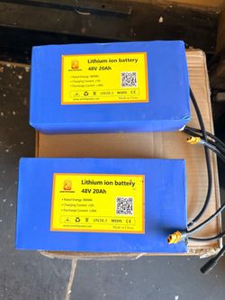 Two lithium ion battery 48V 20Ah