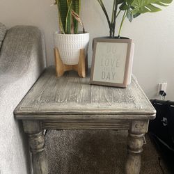 Wood End Table 