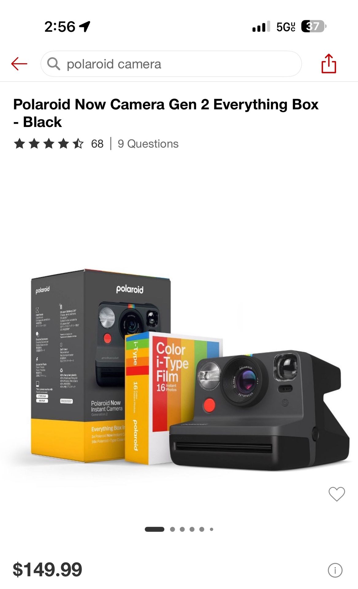 Polaroid Gen 2 Everything With 16 Films New 