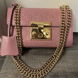 Pink 2 Way Gucci Bag