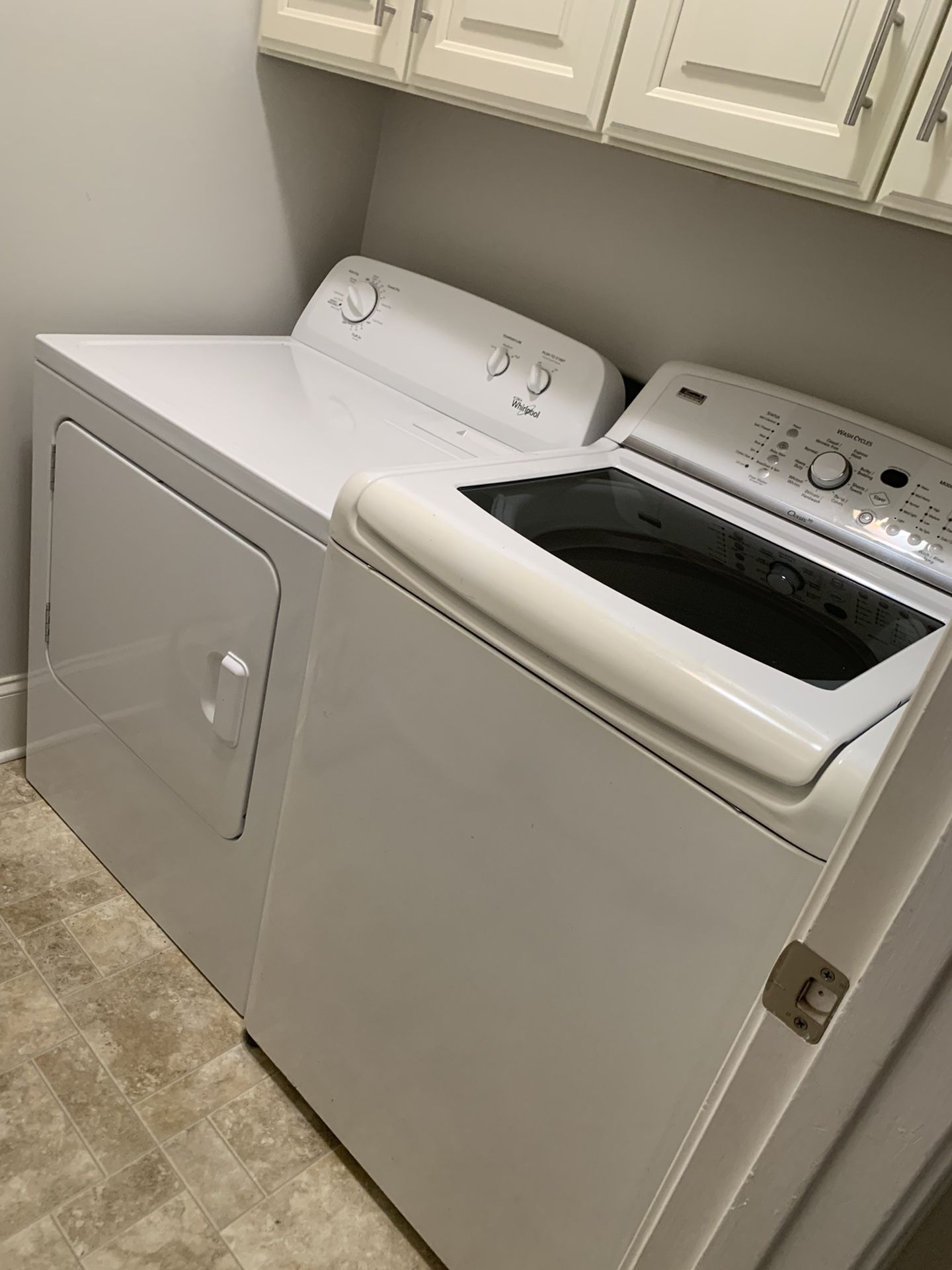 Ken more Washer/ Whirlpool Dryer