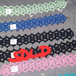Handcrafted chokers for human or pets 