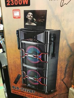 Karaoke machine speaker