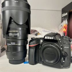 Nikon D7200 w/ Sigma 70-200 2.8 