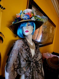 Blue Neon Wig
