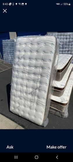Twinn Organic Cloud Comfort Europillow Top 12in Matres!!