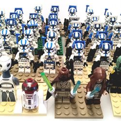 Huge LEGO Star WARS Minifigures COLLECTION Mandalorian Clone Troopers Jedi Rare