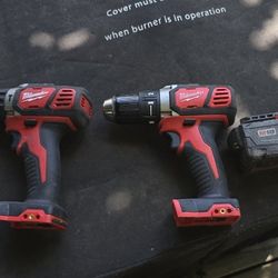 Milwaukee M18 Combo Drill & Hammer Drill W/ 4.0 battery