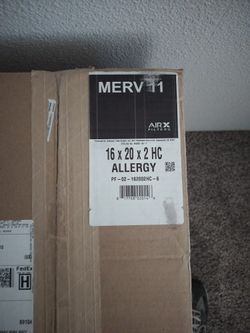 Merv 11 Allergy Filters There's 16x20x 2 HC