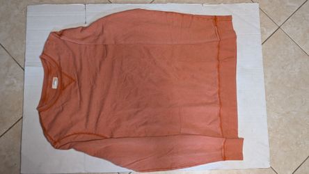 Rust Orange Crewneck Long Sleeve Shirt medium