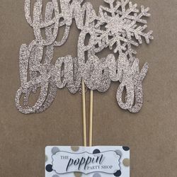 Oh Baby Snowflake Topper 