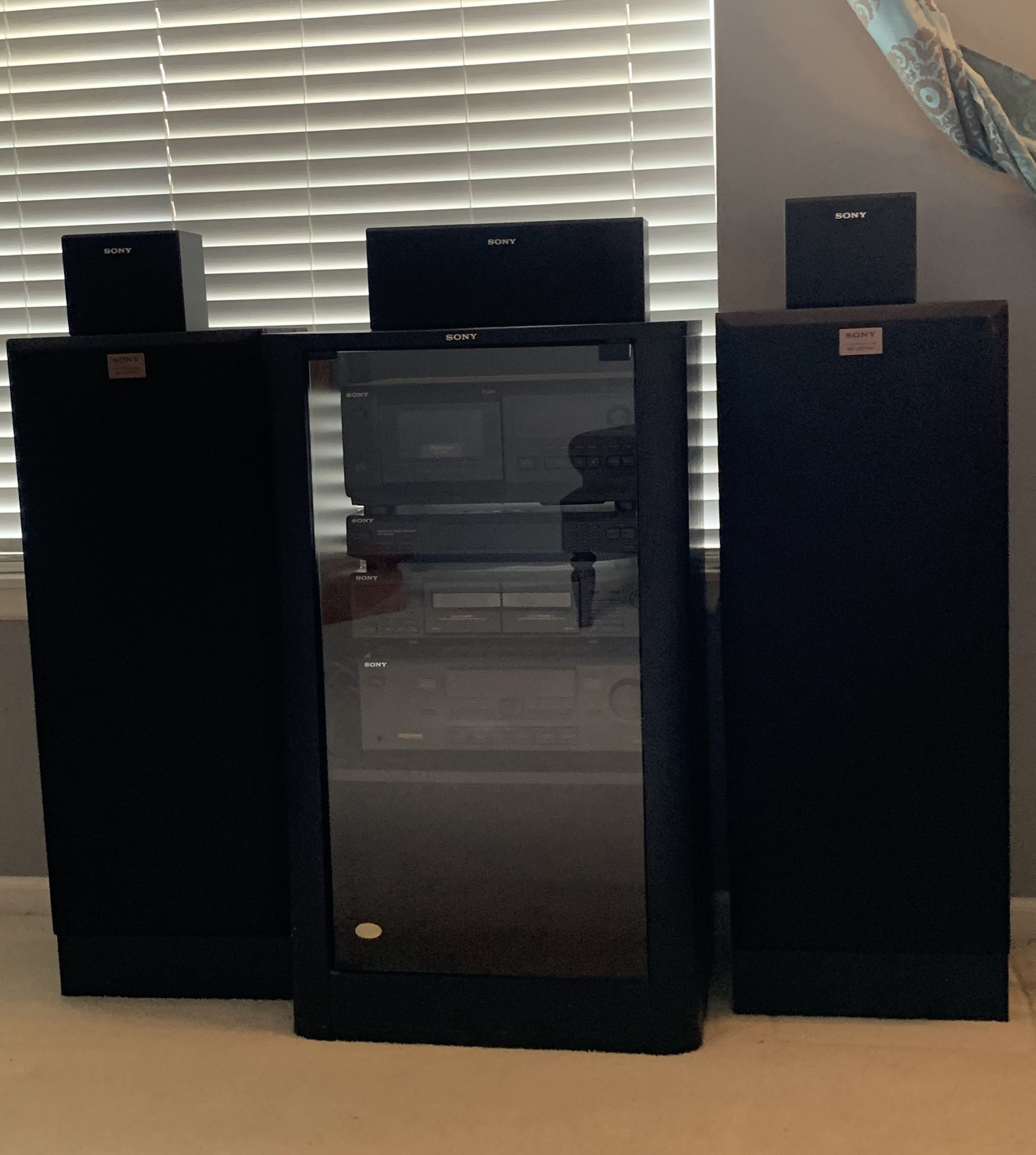 Complete Sony Home Stereo Rack System, with AMP