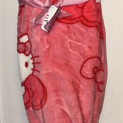 Hello Kitty Bow Blanket