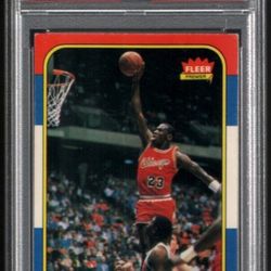 MICHAEL JORDAN PSA 3 VG BULLS HOF ROOKIE #57 RC SP 1(contact info removed)-87 FLEER SET BREAK