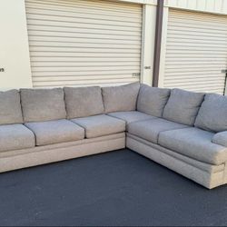 Gray Living Spaces Sectional(WILL DELIVER)
