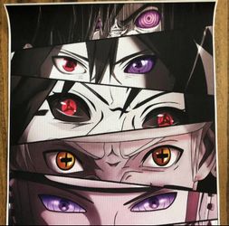 Naruto Eyes (Anime eyes) Canvas Art Print for Sale in Orlando, FL - OfferUp