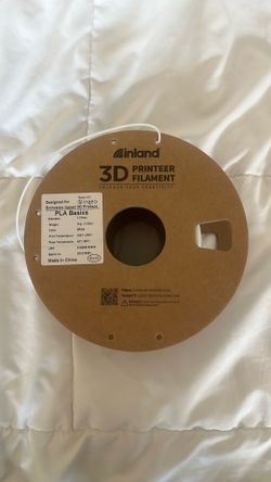 Inland PLA basics 1.75 mm white filament
