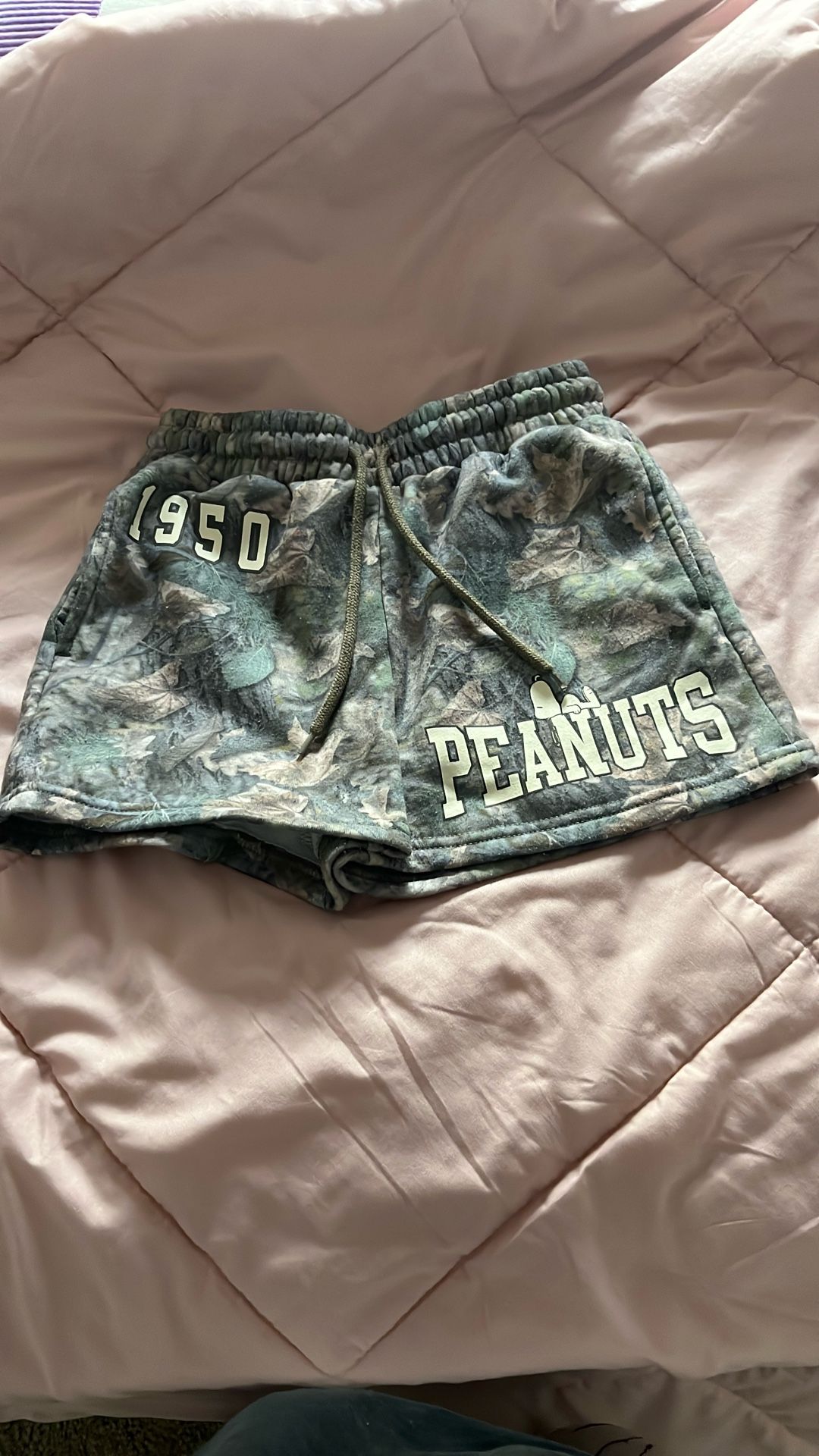 Camo Peanut Girl Shorts