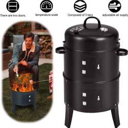 Brand New Patio Charcoal Smoker 