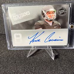 Kirk Cousins Autograph Card