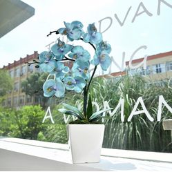 Artificial Orchid Plant Arrangement