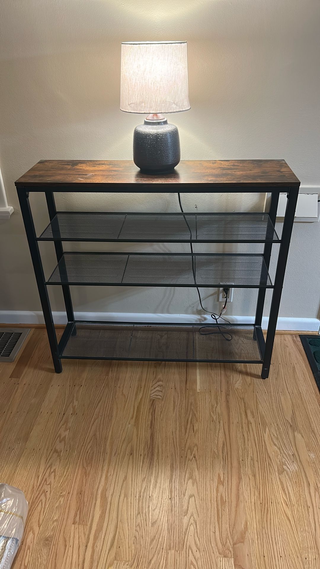 Console Table With 3 Shelves