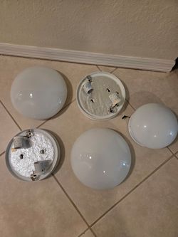 Hallway Globe Lights