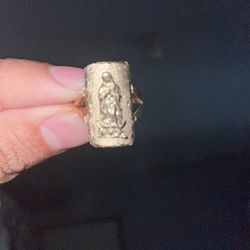 14K Virgin Mary Ring