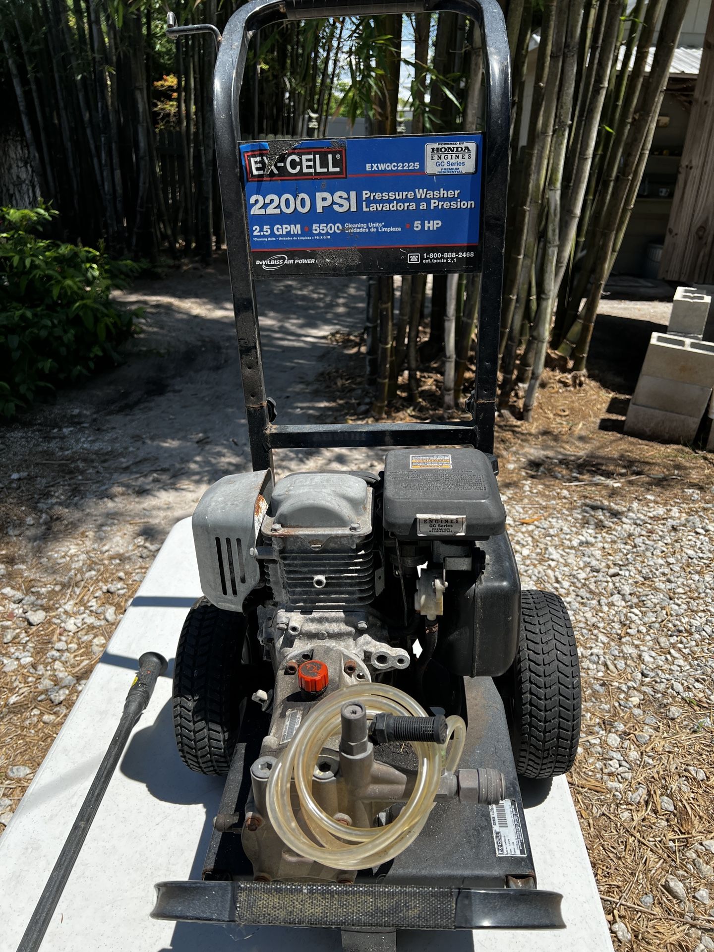 2200 PSI Pressure Washer With Honda Engine