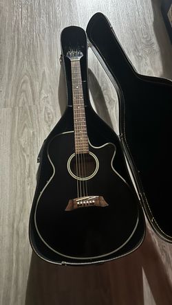 Black Acoustic-Electric by Takamine